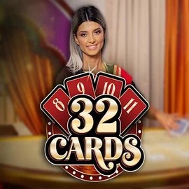 32 Cards slot icon by Ezugi, available at King Hills Casino