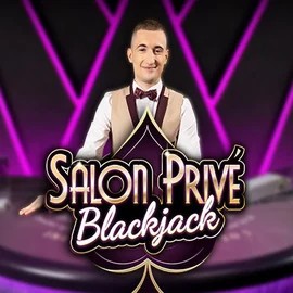 Blackjack Salon Privé slot visual from Ezugi available on kinghilscasino.co.uk