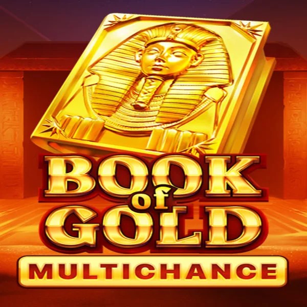 Book of Gold Multichance casino game by Playson – featured logo at King Hills Casino