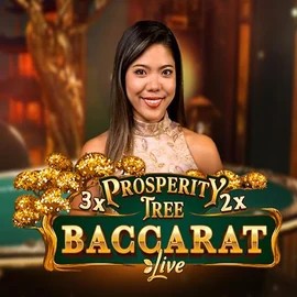 Prosperity Tree Baccarat casino game by Evolution – featured logo at King Hills Casino