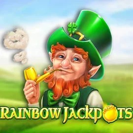 Rainbow Jackpots online game logo by Red Tiger Gaming on kinghilscasino.co.uk