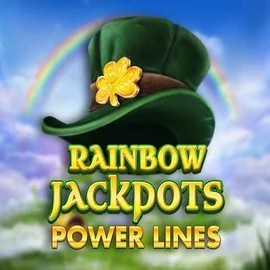 Rainbow Jackpots Power Lines logo by Red Tiger Gaming King Hills Casino