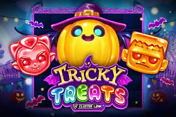 Tricky Treats slot icon by Push Gaming, available at King Hills Casino